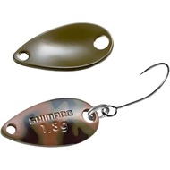SHIMANO Trout Spoon Cardiff Roll Swimmer Duck Edition 1.8g TR-C18R 002 Olive Brown Camo