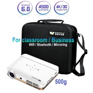 H10S 4K 3D Full HD DLP Projector 450 ANSI Android 9.0 WiFi BT5.0 Smart Projector for Classroom Busin