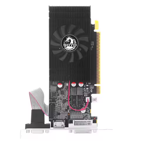 SOYO GeForce GT 740 2GB Low Profile Graphics Card DDR5 128-Bit SFF Half-Height Video Card for Slim D