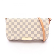 【二手】路易威登LOUIS VUITTON手提包 Favorite MM Damier Azur N41275 PVC塗層帆布皮革 Favorite MM 女士二手 B