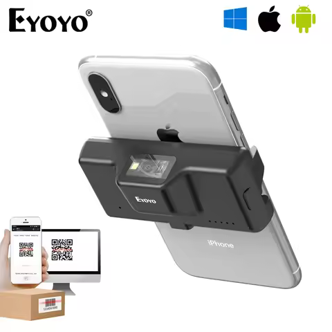 Eyoyo EY-022P Automatic Scanning 2D PDF417 QR 1D Bar Codes On Screen or Paper. Adjustable Back Clip-