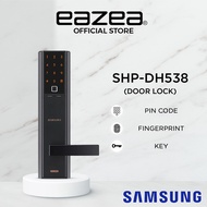 SAMSUNG SHP-DH538 Digital Door Lock | 3 IN 1 | PIN Code, Fingerprint, Key | 1 + 1 years warranty (parts warranty for 2nd year) | 1000+ 5 Star Reviews | HDB Door, Condo Door | Smart Lock