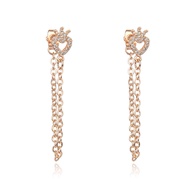 Agate 99e Anting Titanium Wanita Anti Karat Dan Anti Luntur Asli Dewasa Panjang Silver Jewerly Ori T