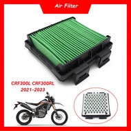Motorcycle Engine Air Intake Filter Cleaner Motorbike Air Filter Element For Honda CRF300L CRF300RL RALLY CRF300 L/RL 2021-2023