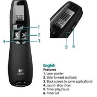 Logitech R800 Wireless Pointer Presentation - Green Laser - Original and Best-Selling Laser Pointer