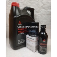Mitsubishi Original Fully Synthetic Engine Oil SN/CF 5W40 4L Mitsubishi Oil Filter Engine Flush Fuel Injection Cleaner