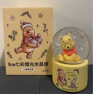 2025聖誕限定🎄小熊維尼燈光水晶球🔮