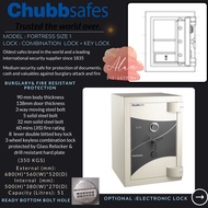 CHUBBSAFES  Fortress Size 1 (360KGS) Safe Box Safety Box Security Safes Peti Keselamatan 保险箱