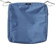 Classic Accessories Ravenna Water-Resistant Patio Chair Seat Cushion Cover, 18 x 18 x 2 Inch, Empire