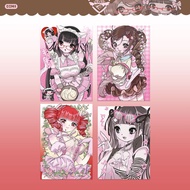 Domi Strawberry Postcard y2k Korean Maid Character Ins Hand Account Guka