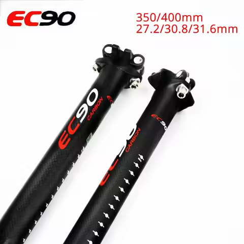 EC90 Carbon Seatpost 31 6 MTB Seat Post 350mm 400mm Carbon Seat Tube 27.2 30.8mm Seatpost Carbon Bik