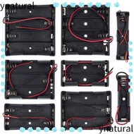 YNATURAL 5pcs/10pcs AA Battery  3.7V/1.5V Plastic DIY Batteries Box Clip