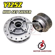 Y125Z BUYUNG DEPAN BELAKANG SILVER FRONT HUB REAR HUB SET 125Z "MOTOR ONESTORE"