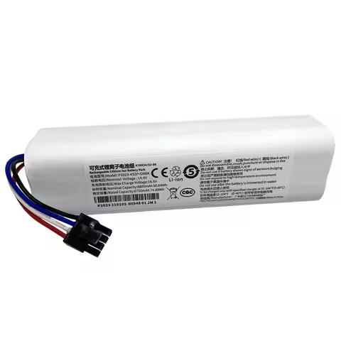 14.4V 6800mAh Replacement Battery For Xiaomi X10+ PLUS B101CN B105CN OMNI 1S Sweeping Robot