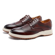 2026 Men Casual Sports Leather Shoes Sneakers Formal Business Leather Oxford Shoes 7RV4