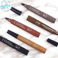 DayDayTo 5 Colors Microding Eyebrow Pen Waterproof Liquid Eyebrow Pencil Long Lasting Eyebrow Pen 4 