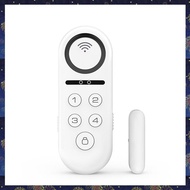 (RZDW) Tuya Smart Door Window Alarm Sensor Door Magnetic Remote Sound and Light Password Disarm Tuya