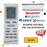 Sharp | Fujiaire | Gree | Electrolux | Remote Control FOR 1HP Air Cond Aircond Air Conditioner | Model SH-OFB