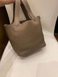 全新🆕 Hermes Picotin 18  18大象灰🐘 金扣