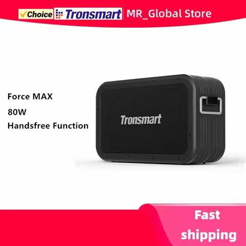 Tronsmart Force Max Speaker 80W Powerful Bluetooth Speaker with TWS, Bluetooth 5.0, Waterproof IPX6,