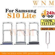 For Samsung Galaxy S10 Lite G770F G770F/D G770 Sim Card Tray Sim Card Slot Holder Card Holder Reader