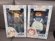 經典 Raggedy Ann & Andy 公仔一對