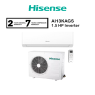 Hisense Air Cond AI13KAGS 1.5HP Inverter Air Conditioner R32  Aircond