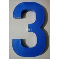 LETTER STANDEE NUMBER (HARD STANDEE) (ACTUAL PHOTO) 2 FT