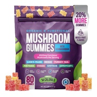 Ashwagandha Mushroom Gummies Ashwagandha Lions Mane fruit