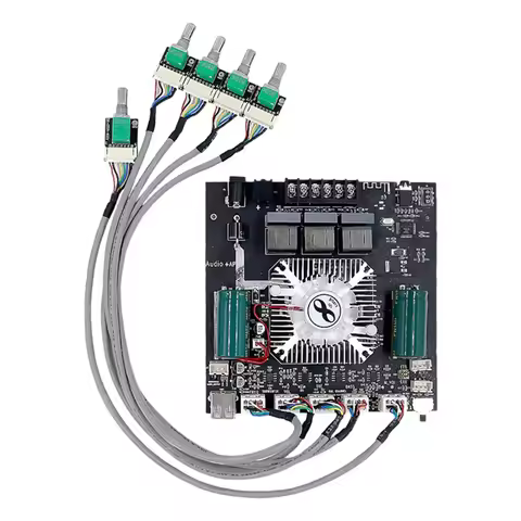 -A15I 2.1 Channel Power Amplifier Bluetooth Digital Amplifier 160Wx2+220W APP Digital Power Amplifie