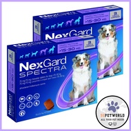 Nexgard Spectra for Large Dogs 15.1 to 30 Kg (Purple) 6 Chews (Expiry- Feb-25)