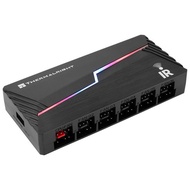 THERMALRIGHT FAN ARGB HUB CONTROLLER X12 IR (12X PWM REMOTE + 12X ARGB PORT) BLACK