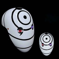 วิกผมและหน้ากากของขวัญคริสต์มาสฮาโลวีนสำหรับภาพอนิเมะ Naruto Uchiha Obito หน้ากากคอสเพลย์ปาร์ตี้มีไฟ
