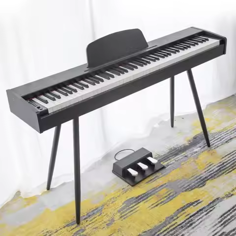 Professional Keyboard Piano 88 Keys Adult Musical Electric Organ Children's Beginners Bluetooth Foot