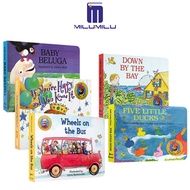 5PCS  Sing Along Wheels On The Bus raffi /Five Little Ducks/ baby beluga Childrens songs on paper or