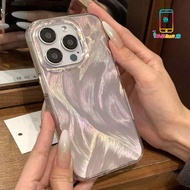 SS936 PINK HOLOGRAM FEATHER CLARITY SILICONE CASE FOR REDMI A1 A2 A3 A5 6A 8 8A PRO 9A 9C 9T 10 10A 