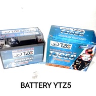 YTZ5S MOTOR BATTERY BATERI MOTOSIKAL  - LC135NEW/EGOS/LC/NOUVO/W125/W100R/DASH/FUTURE/FZ150/Y15