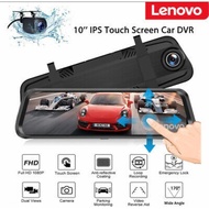 dash cam for car with night vision ✩LENOVO V7 PLUS 10'' Stream Media Dual Lens 1080P Dash Cam Car DV