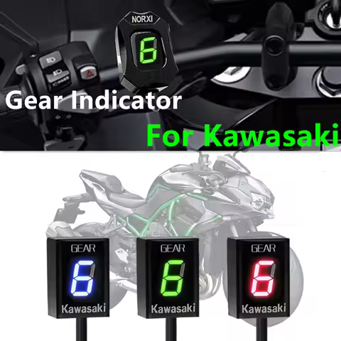 Motorcycle Gear Indicator 1-6 Gear Display For Kawasaki ER-6F ER-6N Z1000SX Ninja 300 400 Z1000 Z800