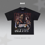 DMC Tyrese Maxey Philadelpia 76ers Basketball Oversized T-Shirt