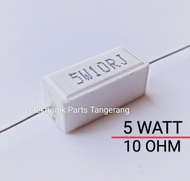 RESISTOR KAPUR 5W 10 OHM RESISTOR 5W 10 OHM RESISTOR 5WATT 10 OHM RESISTOR KAPUR 5WATT 10 OHM RESIST