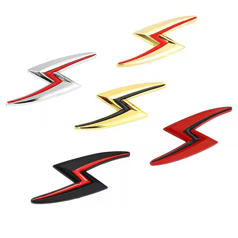 Car Sticker 3D Metal S Lightning Logo Emblem Badge Trunk Decal for Nissan S10 S11 S12 S13 S14 S15 20