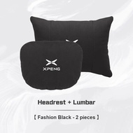 FZ2025 For Xpeng G6 P7 G3 G3i G9 P5 X9 X2 N5 F30 H93 2020 2021 Suede Car Neck Pillow Headrest Lumbar