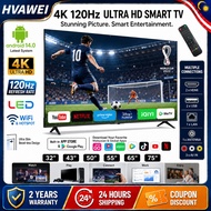HVAWEI Smart TV 32-75 inch 4K 120Hz Android 14 HDR 10 Google TV 32inch TV HDMI USB YouTube Netflix