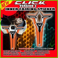 ¤ ∟ CLICK V3 125i INNER FAIRING STIKER / HONDA CLICK V3 ACCESSORIES STICKER /CLICK V3