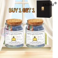 BUY 1 GET 1 FREE Bible Jar Quran Jar Emotion Jar Wish Glass Jar Wishing Bottle Desktop Ornament Deco
