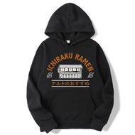 Naruto Ichiraku Ramen Japan Anime Sweatshirt Men Hooded Tracksuit Winter New Loose Hoodies