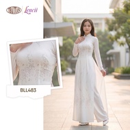 Thai Tuan Ao Dai Fabric - Elite Lencii School Girl Ao Dai Fabric Size 1m15 x 2m3 BLLN483101