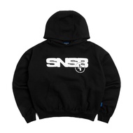 snsb World Black Boxy Hoodie Cotton FleecePrime