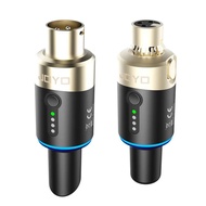 JOYO MW-1 Wireless Microphone System 5.8GHz Portable Wireless Microphone Receiver Live Interview Dyn